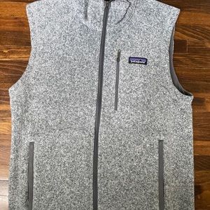 Patagonia Better Sweater Fleece Vest Mens Size S Grey